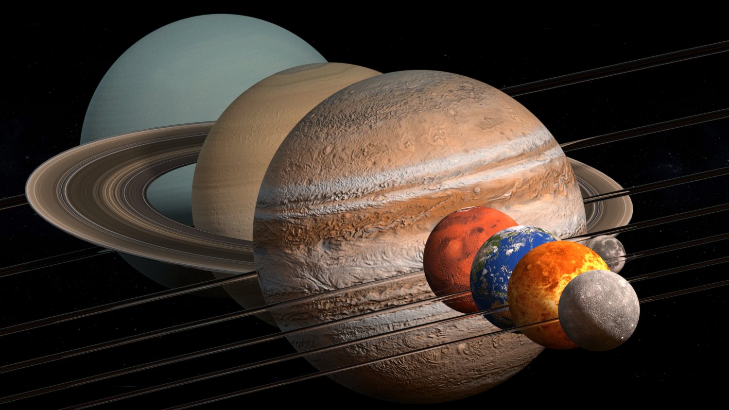 фотография солнечной системы