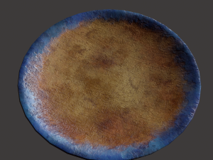 Ancient terracotta plate Modelo 3D