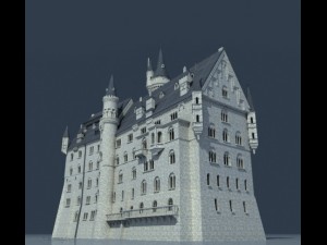 neuschwastein Modello 3D