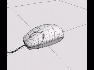 Maus Logitech 3D Modell