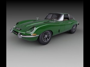 jaguar type e 3D Модель