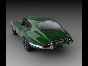 jaguar type e Modelo 3D