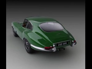 jaguar tipe e Model 3D