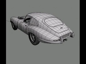 jaguar tipe e Model 3D