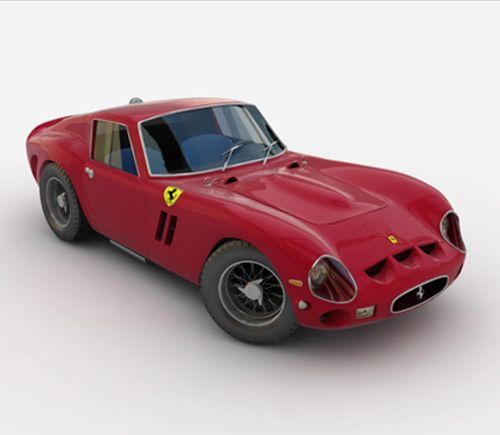 ferrari250gto Model 3D .c4d .max .obj .3ds .fbx .stl .blend 
