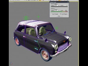 mini cooper rigged 3D Model