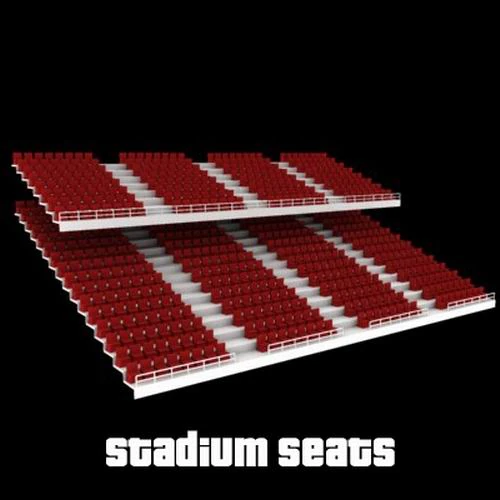 stadium seats 3D Model .c4d .max .obj .3ds .fbx .stl .blend 