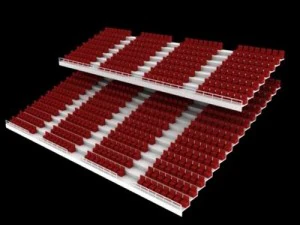 stadium seats 3D Model
