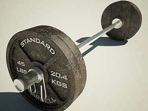weight bench 3D-Modell