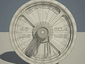 weight bench 3D Model