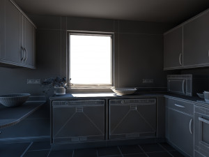 3d kitchen 15 Model 3D