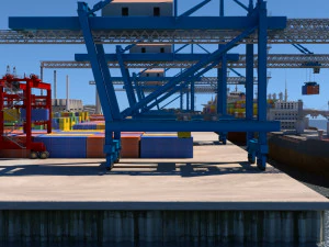 cargo dockyard 3D Model