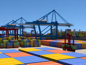 cargo dockyard 3D Model