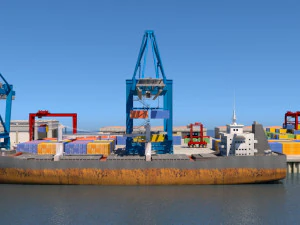 cargo dockyard 3D Model