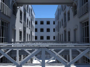 3d building alleyway 3D Model