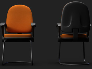 idea visitor meeting chair Model 3D