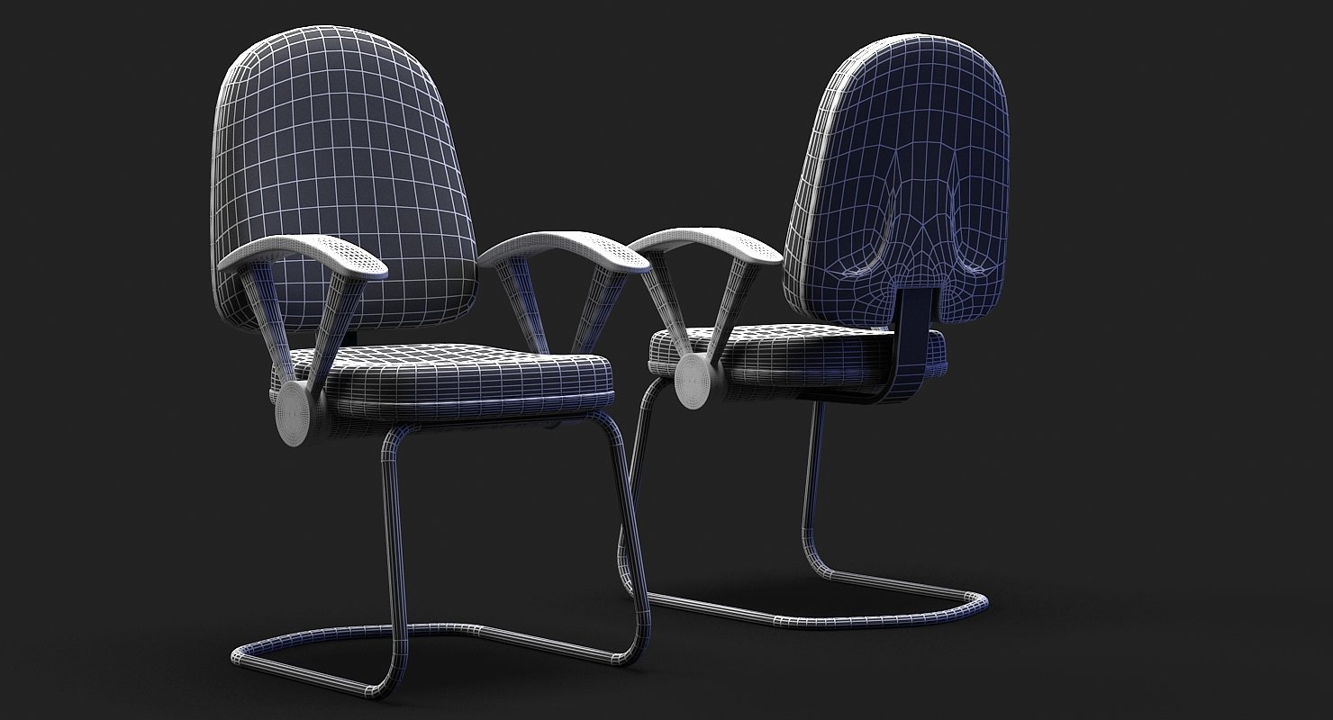 Ткань на кресло 3д модель