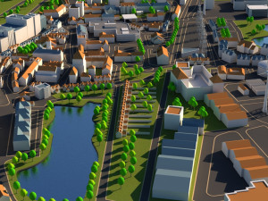 generic city map 3D 模型