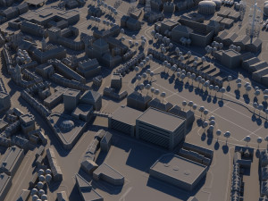 generic city map 3D 模型