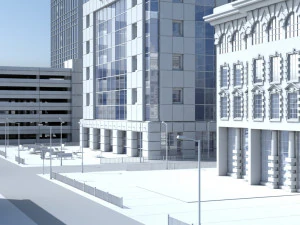 3d city port 3D Model