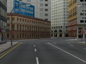 3d city low poly Model 3D