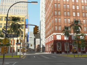 3d city low poly Model 3D