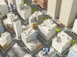 3d city low poly Model 3D
