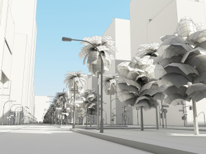 3d city low poly Model 3D