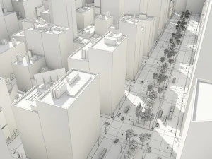 3d city low poly 3D Model