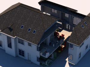 3d house cut out 3D Model