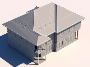 3d house cut out 3D Model