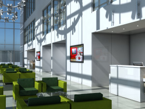 office entrance reception 3D Model