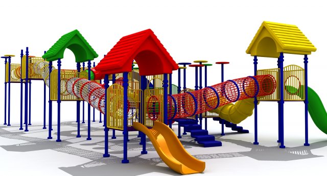 3d play ground furniture Modèle 3D .c4d .max .obj .3ds .fbx .stl .blend 