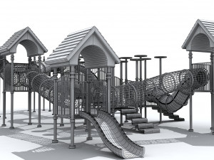 3d play ground furniture Modèle 3D