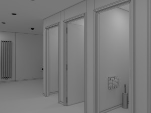 rest room 2 Model 3D