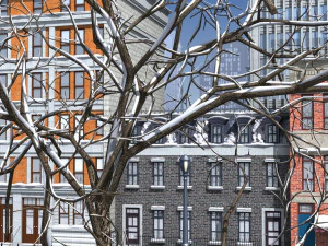 3d street snow 3D Model