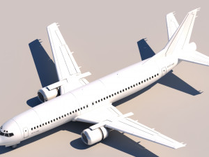737 400 cuttout 3D Model