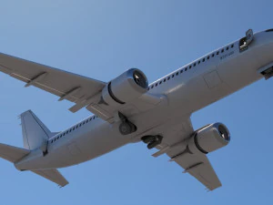 737 400 tagliato Modello 3D