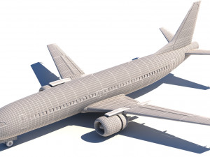 737 400 cuttout 3D Model