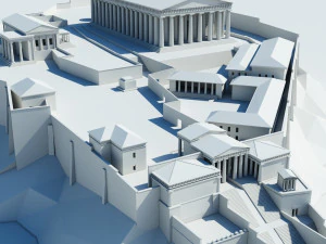 acropoli Modello 3D