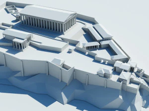acropolis 3D Model