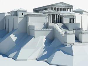 acropolis 3D Model