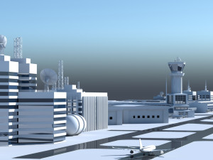 airport 3D 模型