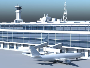 airport 3D 模型