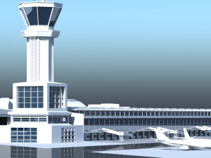 airport 3D 模型