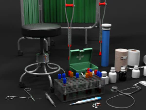 cole&ccedil;&atilde;o m&eacute;dica 3d 1 Modelo 3D