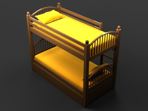 3d bed 011 Model 3D
