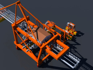 cargo crane collection Modèle 3D