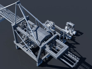 cargo crane collection Modèle 3D