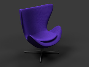 arne jacobsen egg chair 3D Model